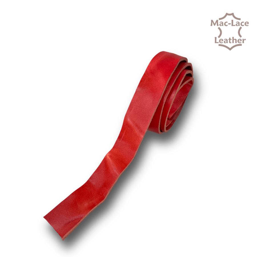 High End Red Blanks - Finest Italian Leather
