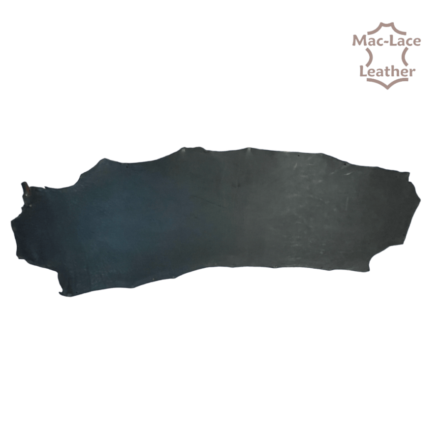 5-6mm Harness Leather Rustic Black Sides