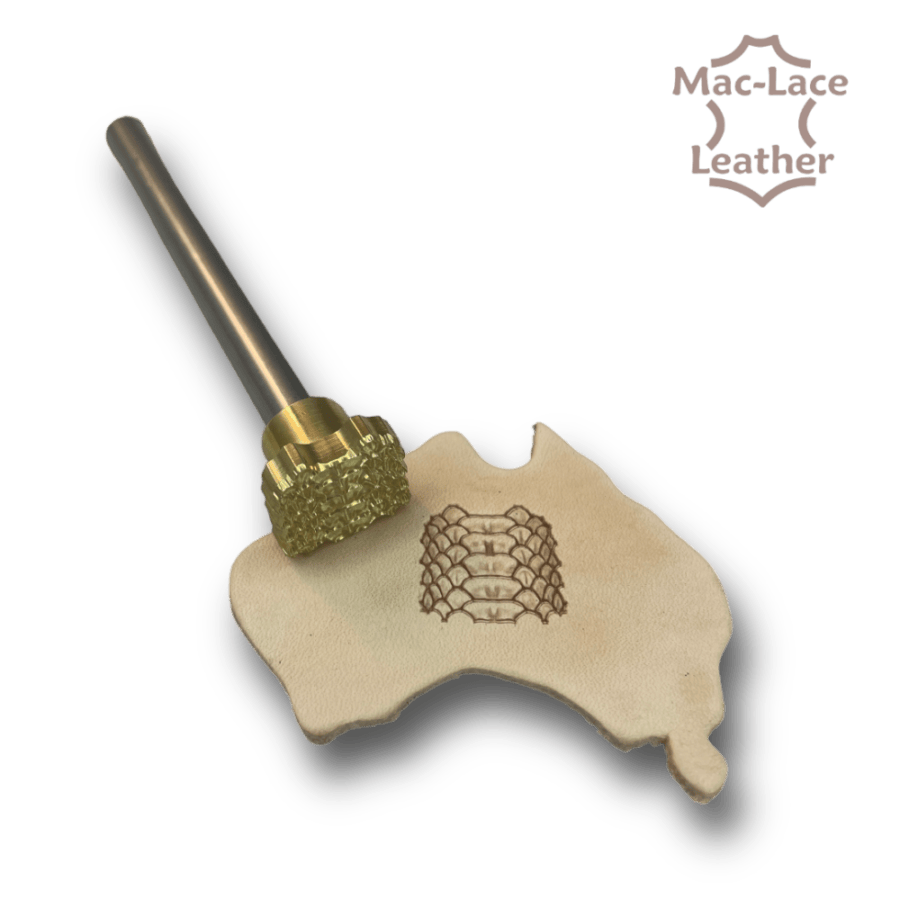 TOOL FOR LEATHER CRAFT. STAMP 395. SIZE 18X18 MM