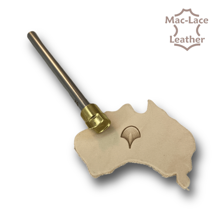TOOL FOR LEATHER CRAFT. STAMP 62. DRAGON`S SCALE. SIZE 12X14 MM