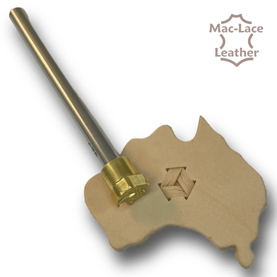 TOOL FOR LEATHER CRAFT. STAMP 523. SIZE 12X12 MM