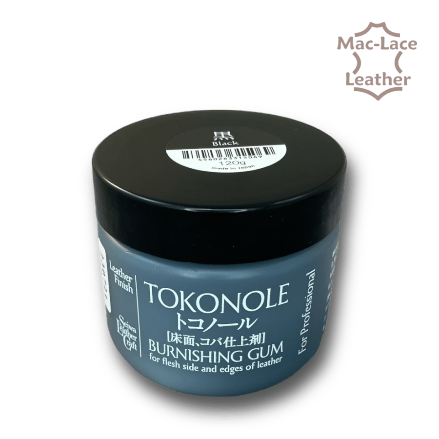 Tokonole Black Leather Finish Gum Burnishing 120g