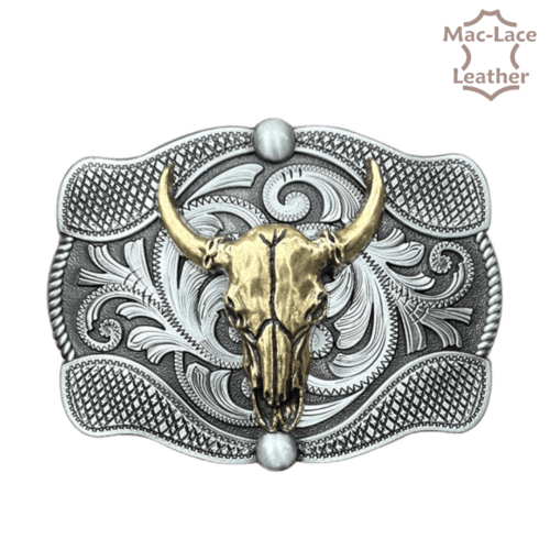 Trophy buckle Bull Skull