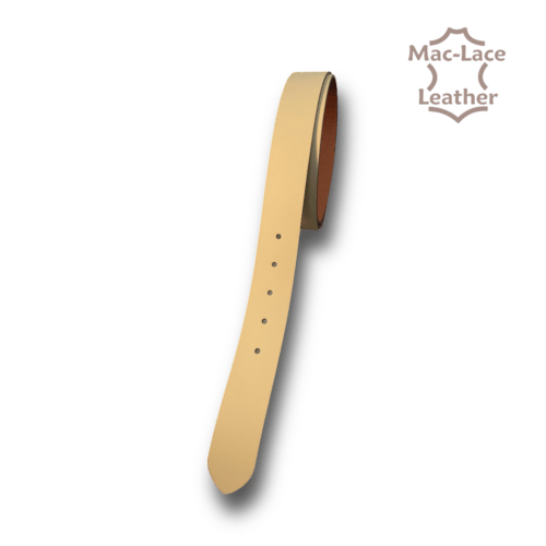 38mm Natural-Smooth Split-Bone Belt Blank