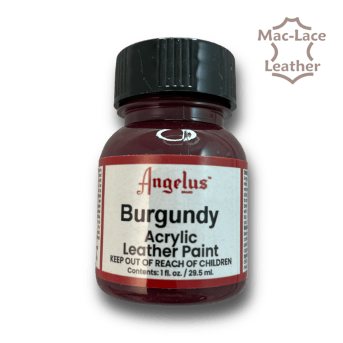 Angelus Burgundy Leather Paint