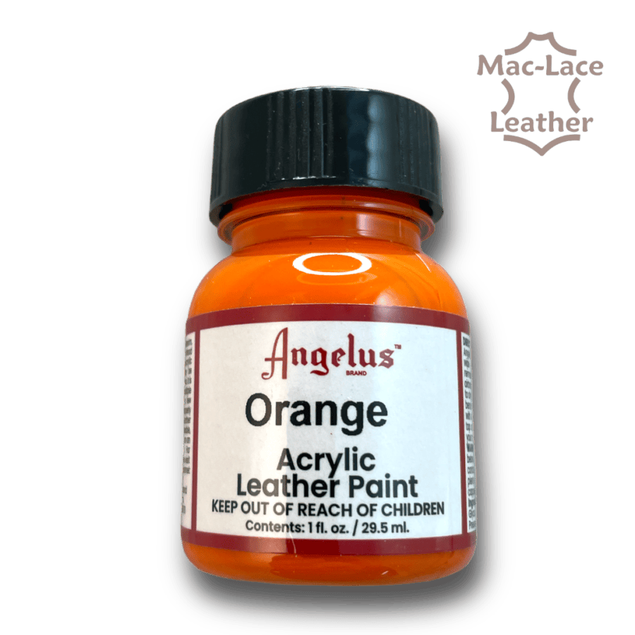Angelus Orange Leather Paint