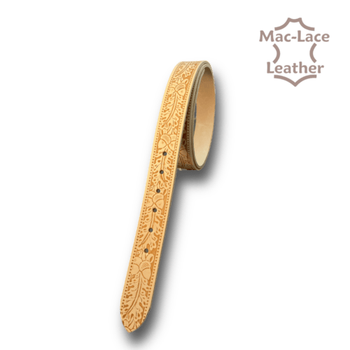 Embossed-Belt Natural Acorn Design