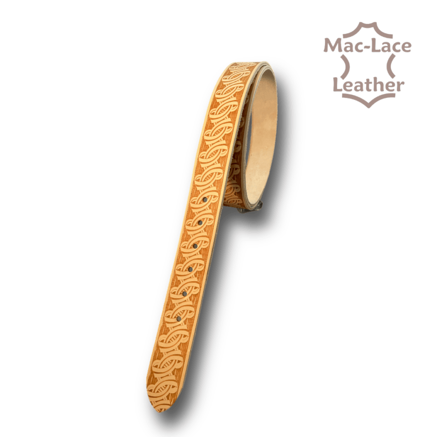 Embossed-Belt Natural Swirl Design