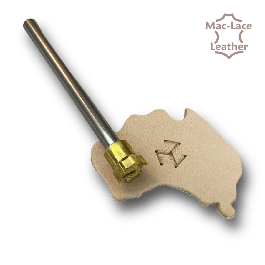 TOOL FOR LEATHER CRAFT. STAMP 522. SIZE 12X12 MM