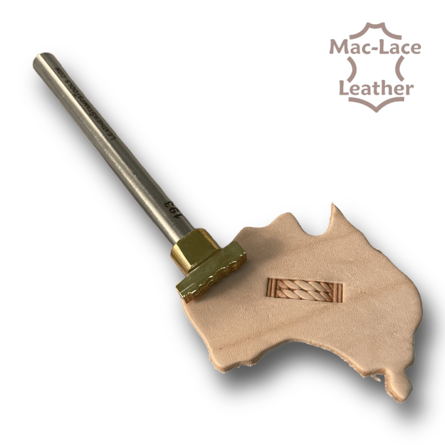 TOOL FOR LEATHER CRAFT. STAMP 193. SIZE 20X6 MM