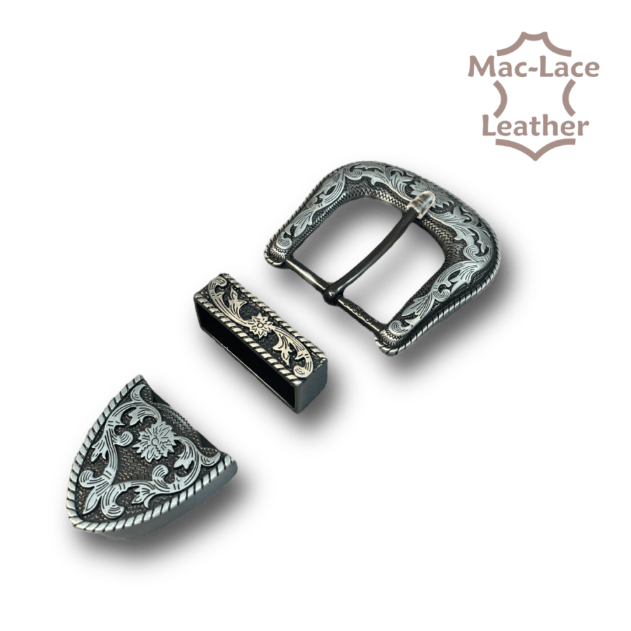 3-piece Buckle Brushed-Iron Grey