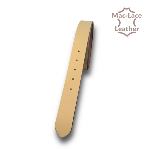 32mm Natural-Smooth Split-Bone Belt Blank Long