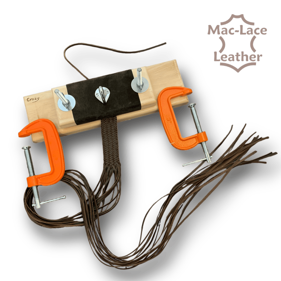 Australian Handmade Lacing Bench-Jig for plaiting