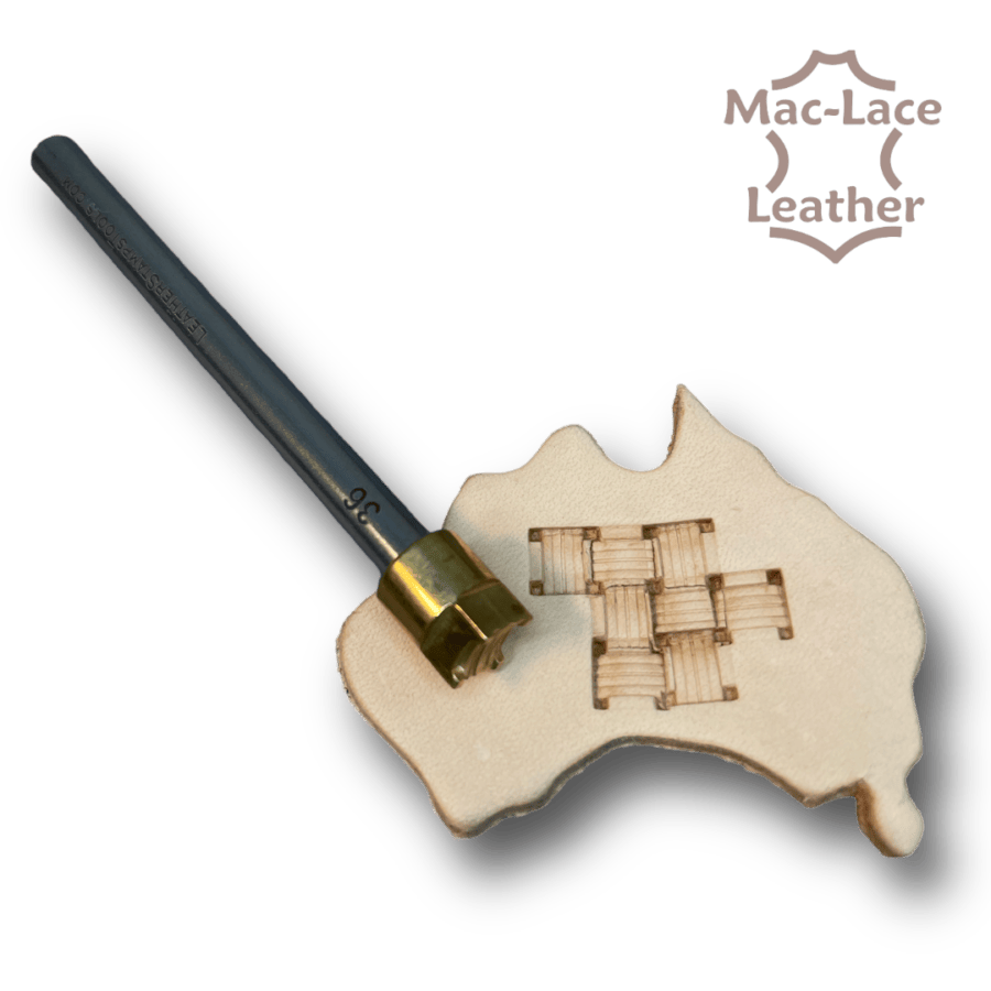 TOOL FOR LEATHER CRAFT. STAMP 36. SIZE 8X8 MM