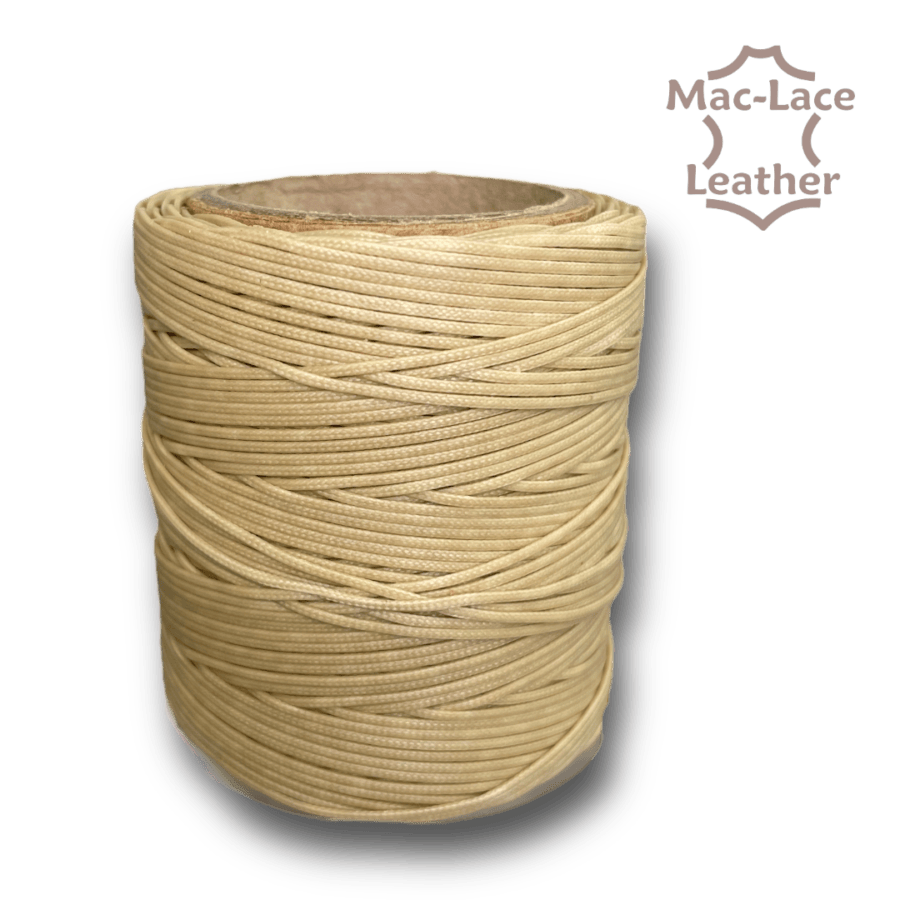 Waxed Polyester Beige Thread 0.040"