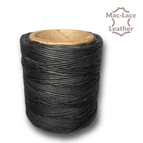 Waxed Polyester Black Thread 0.040"