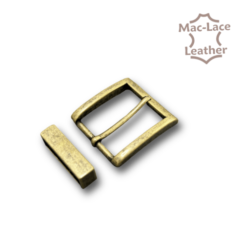 38mm Combo Buckle Keeper Antique Brass