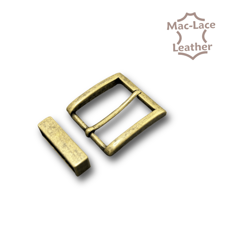 38mm Combo Buckle Keeper Antique Brass