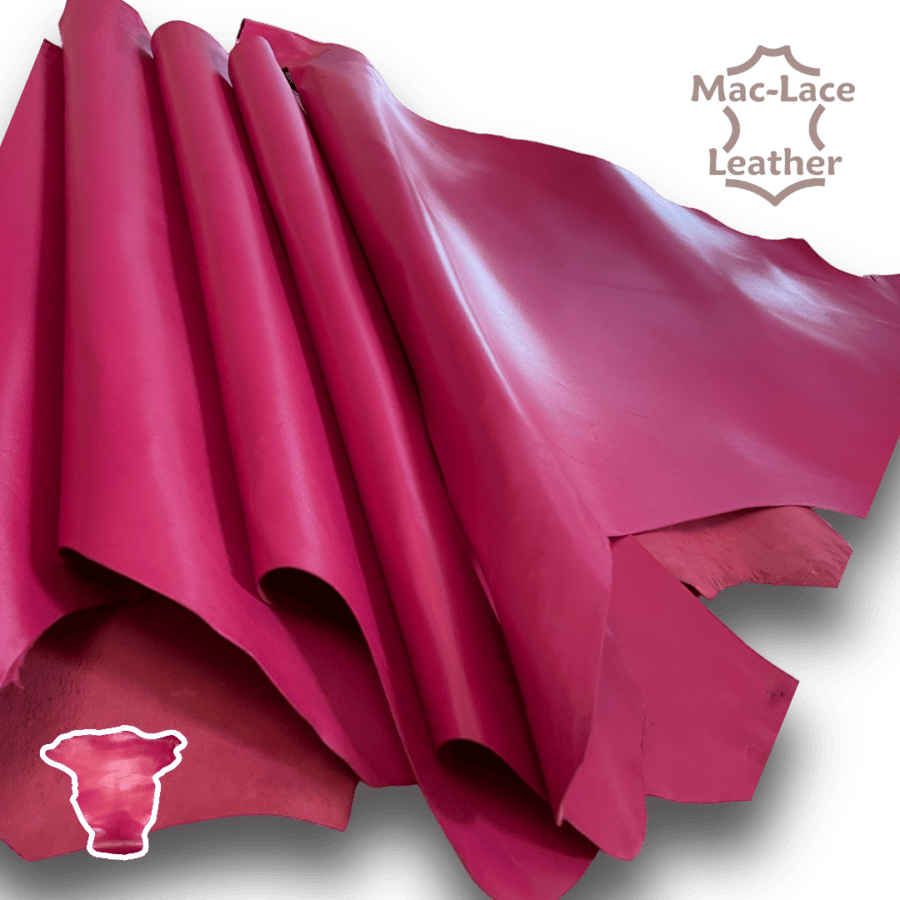 Kangaroo Hide Full-Grain Pink Veg-Tanned