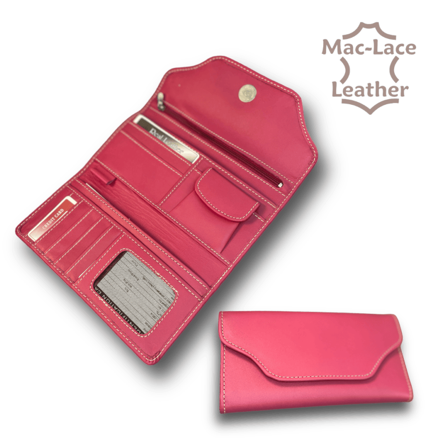 Ladies Leather Purse pink