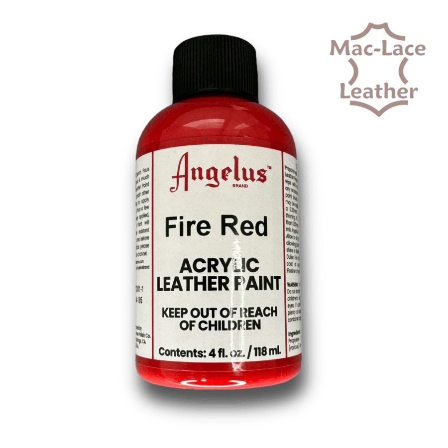 Angelus Leather Paint-188ml Fire-Red