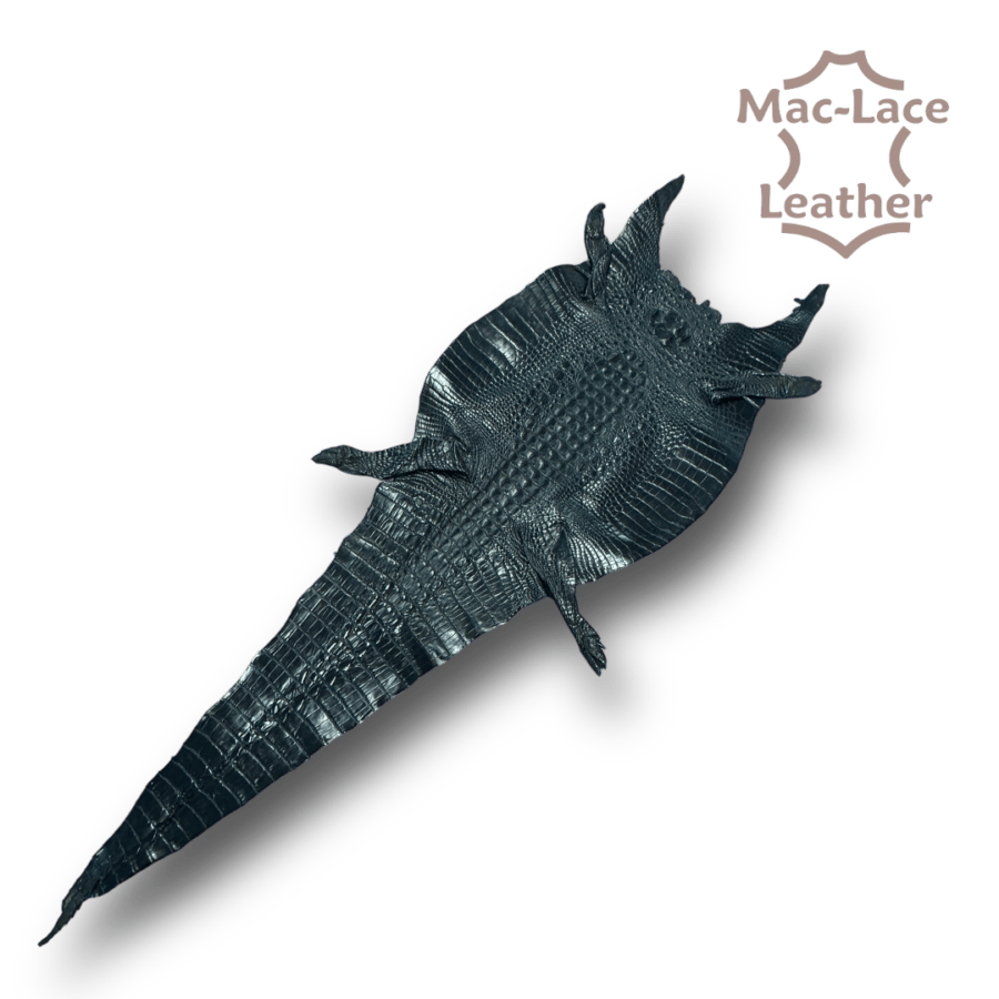 Veg-Tanned Genuine Crocodile Leather