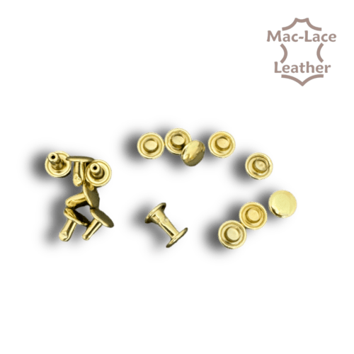 Solid Brass Double Cap Rivets