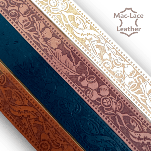 Embossed Belt-Blank Basket Gumnuts Design