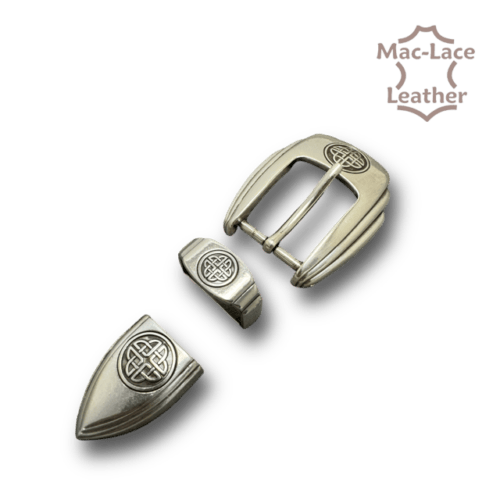 Celtic 3 Pcs Buckle Sets 25mm Antique Silver