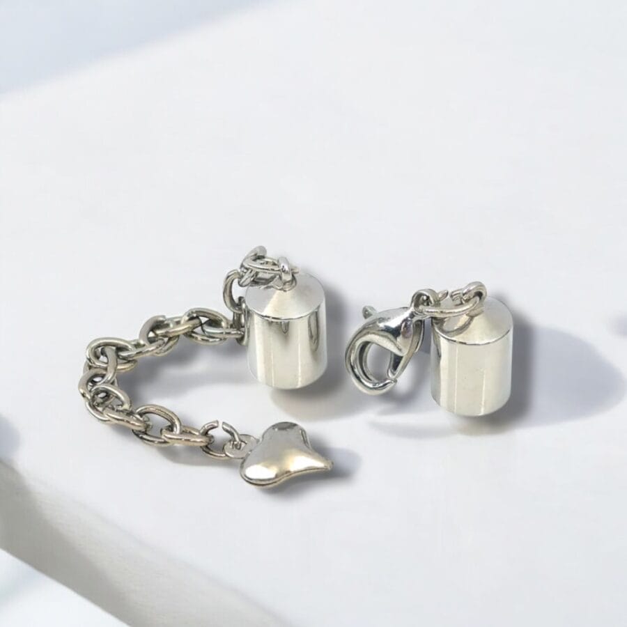 Stainless Steel Heart Chain Clasp